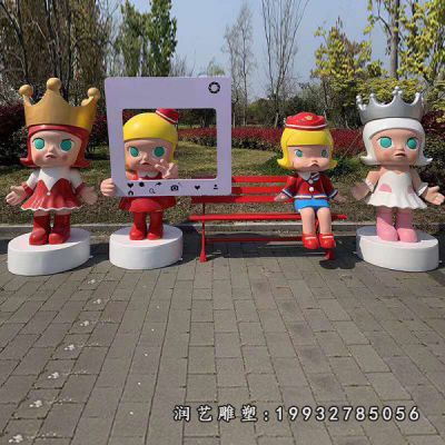 商场玻璃钢公仔卡通雕塑