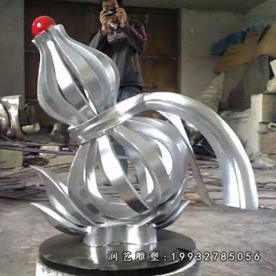 景区不锈钢葫芦雕塑