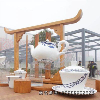 街道不锈钢手雕塑