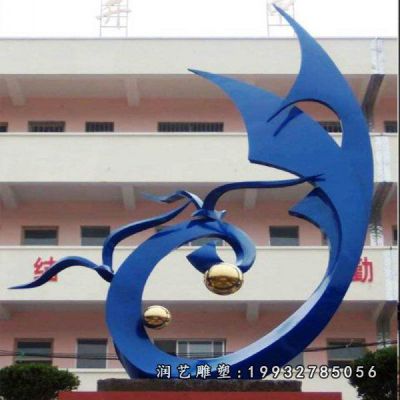 庭院不锈钢光辉雕塑